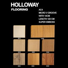 پارکت لمینت هالووی HOLLOWAY طرح چوب
