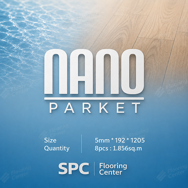 کفپوش SPC نانو پارکت NANO PARKET کفپوش SPC نانو پارکت NANO PARKET با طرح چوب طبیعی