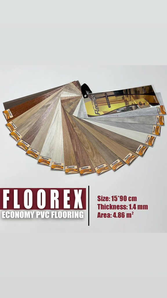کفپوش PVC فلورکس (FELOOREX) با طراحی مدرن و نظافت آسان