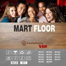 پارکت لمینت مارت فلور MART FLOOR با طراحی طبیعی چوب